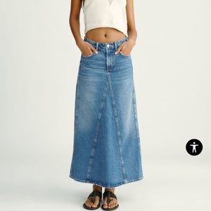 Zara Denim Skirt TRF